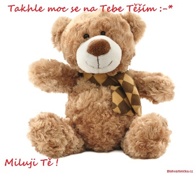 Takhle moc se na tebe těším